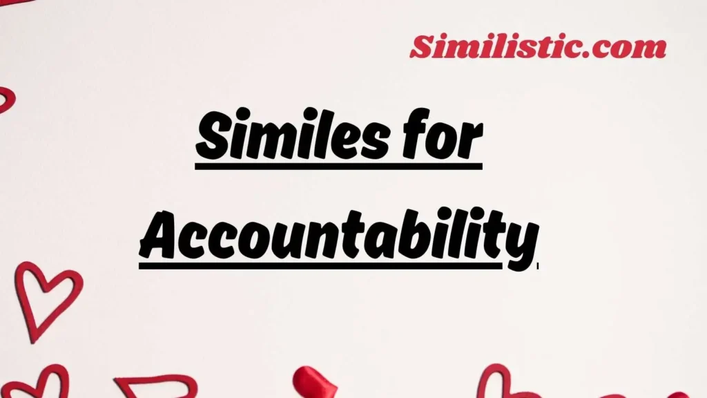 Similes for Accountability