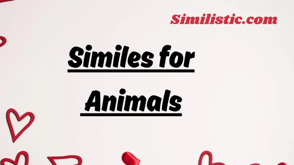 Similes for Animals
