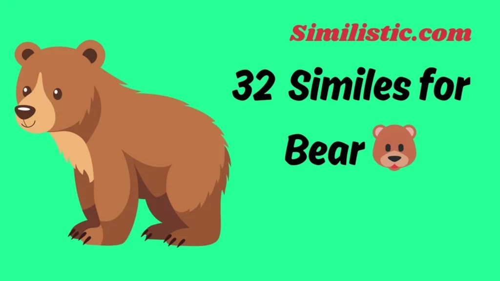 32 Similes for Bear 🐻