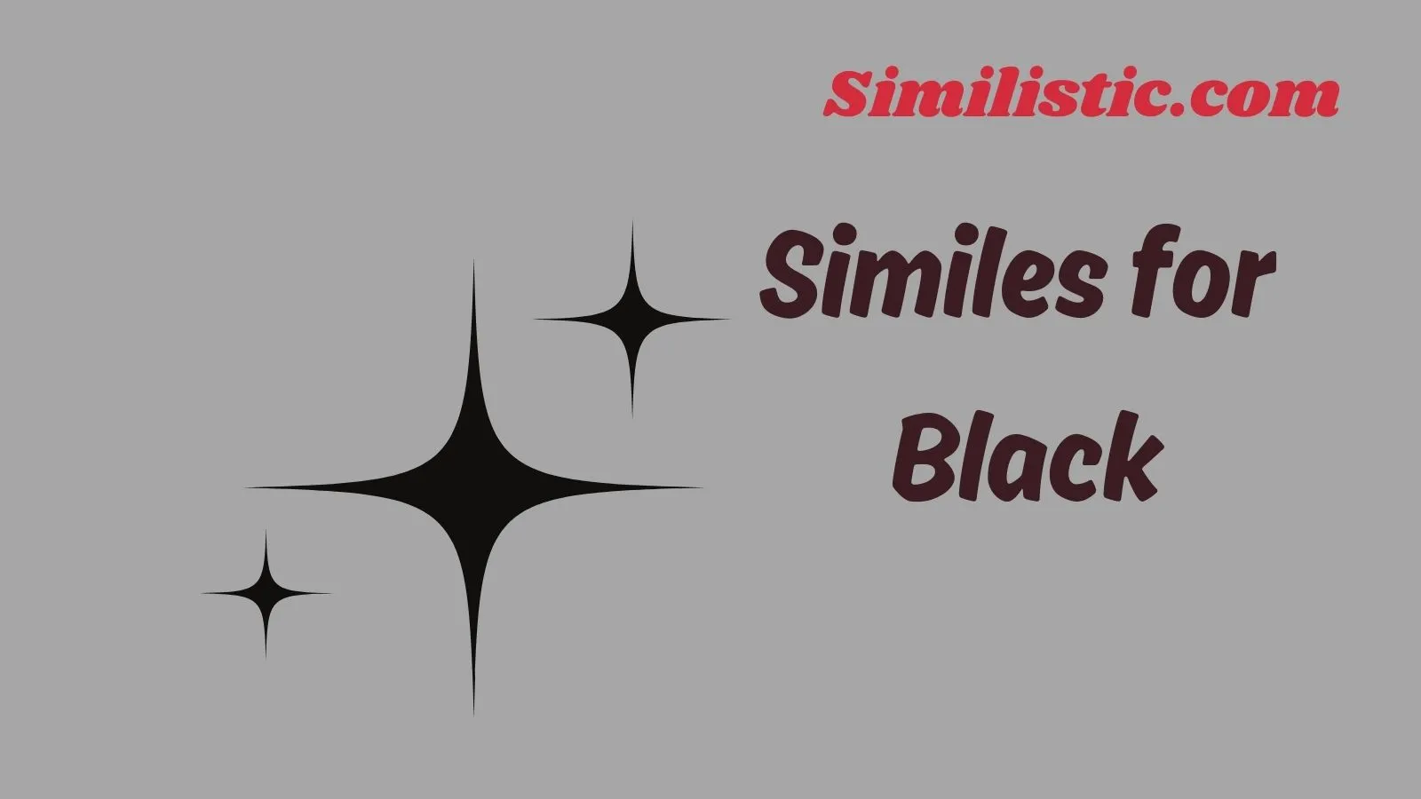 Similes for Black