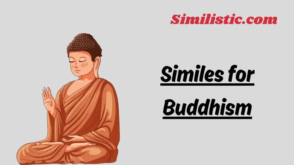 Similes for Buddhism