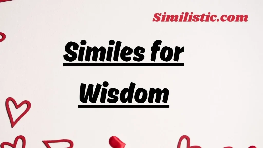 Similes for Wisdom