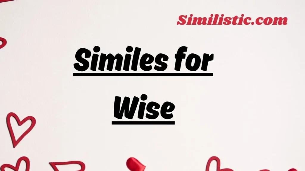 Similes for Wise