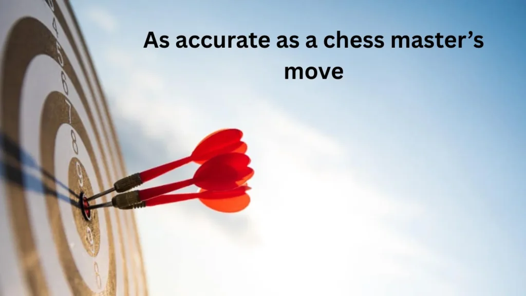 As accurate as a laser beam: Similes for accuracy