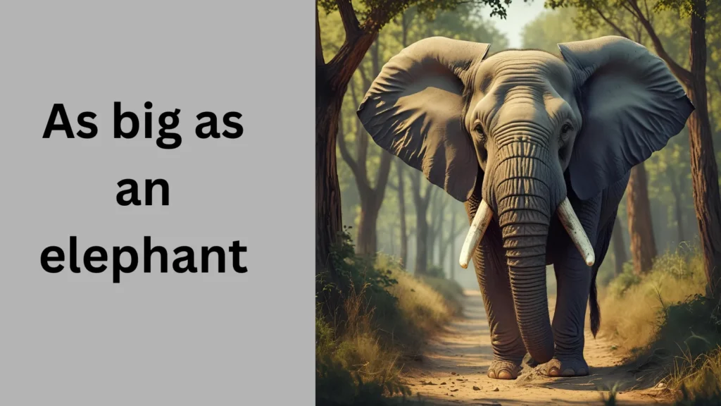 As big as an elephant