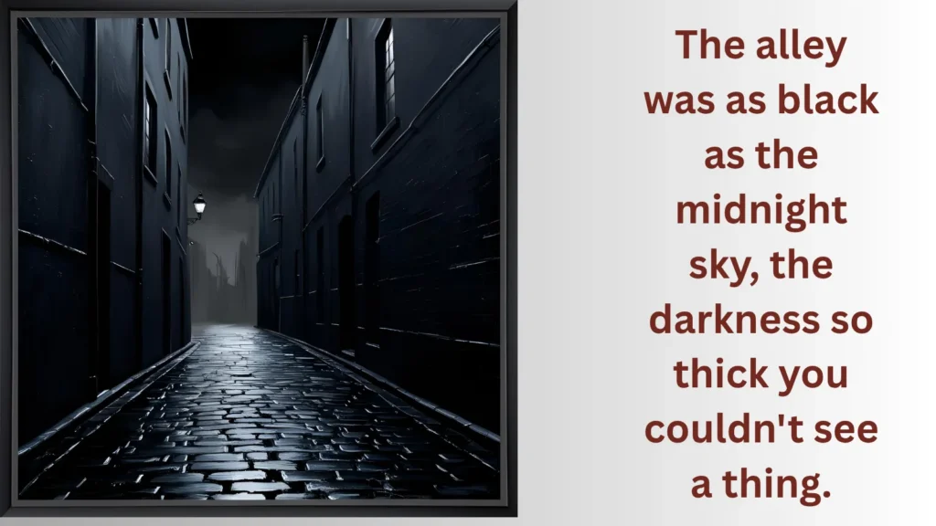 As black as the midnight sky