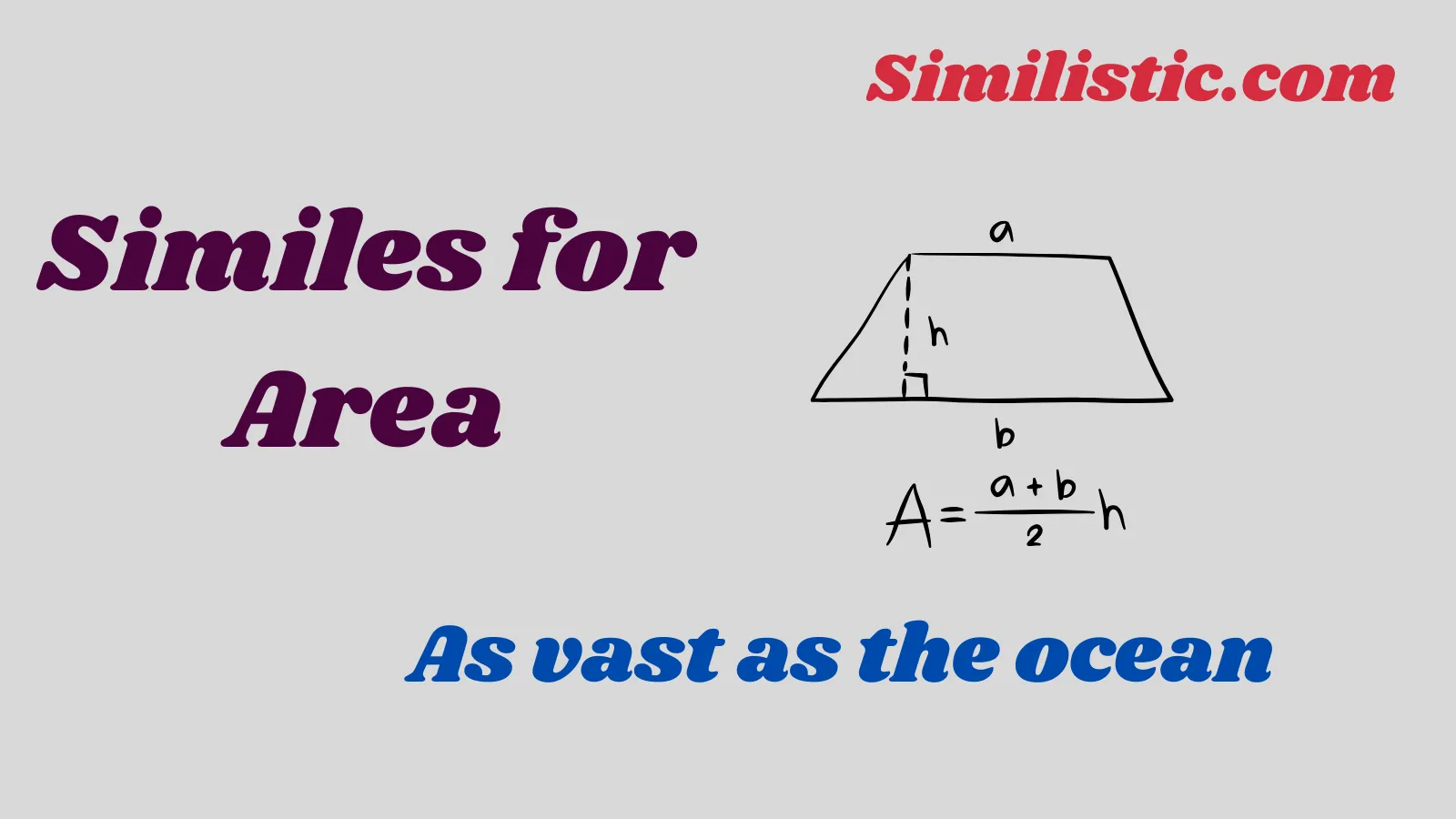 Similes for Area