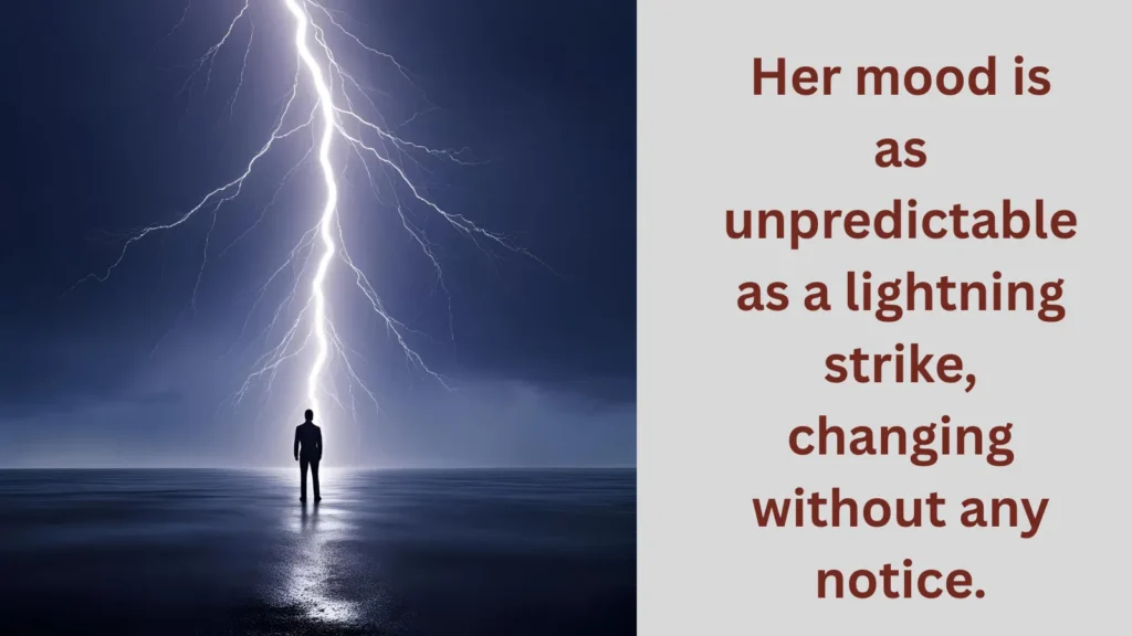 As unpredictable as a lightning strike