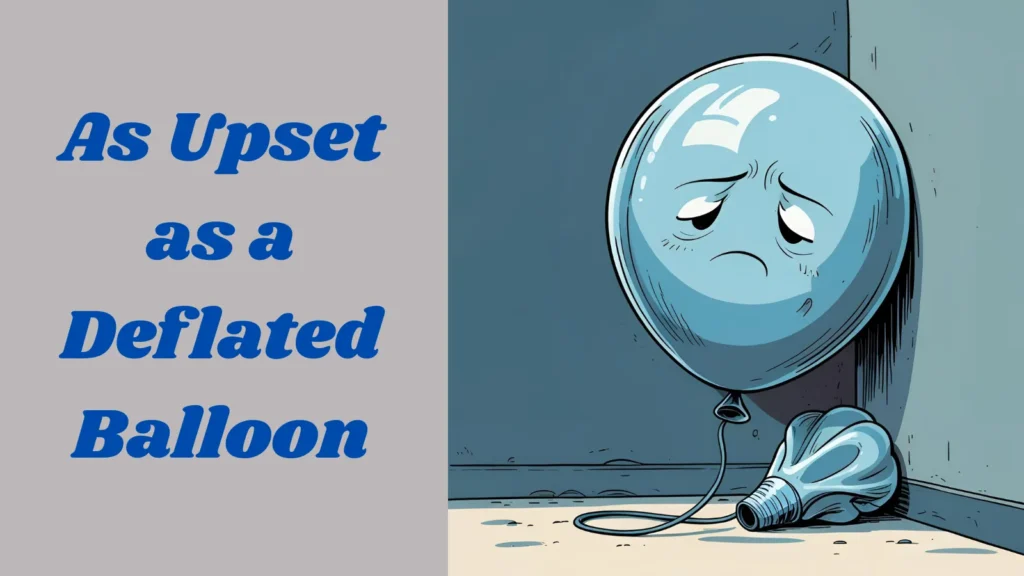 As Upset as a Deflated Balloon