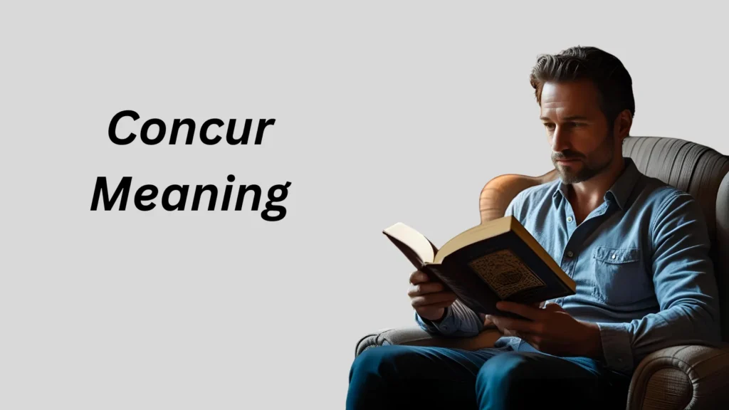 Concur Meaning in Text