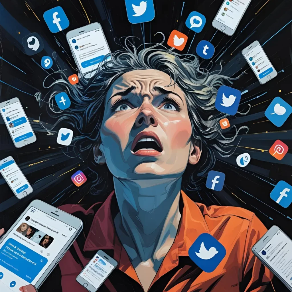 picture illustrating overstimulated meaning