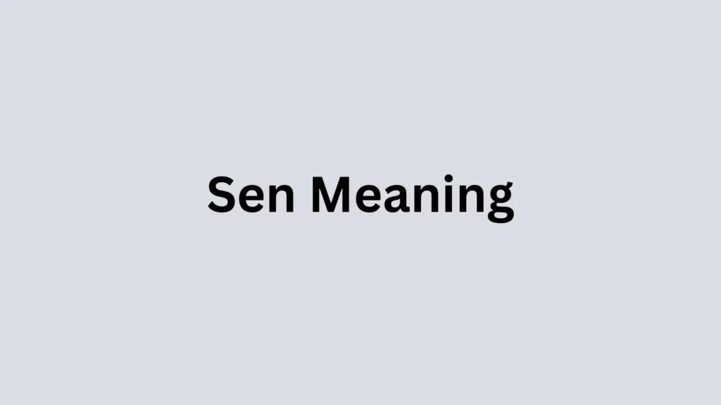 Sen Meaning in Text