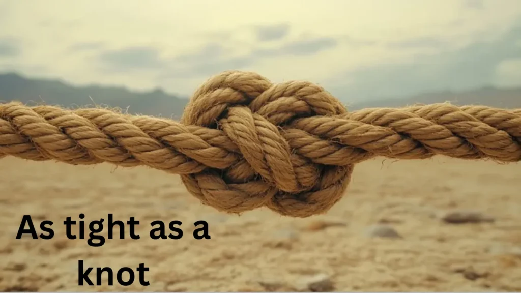 As tight as a knot