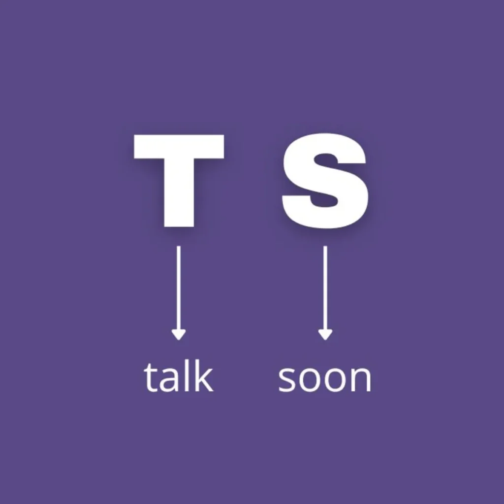 Ts Meaning in Text