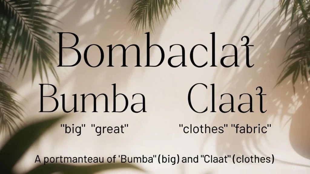 Bombaclat Definition & Meaning
