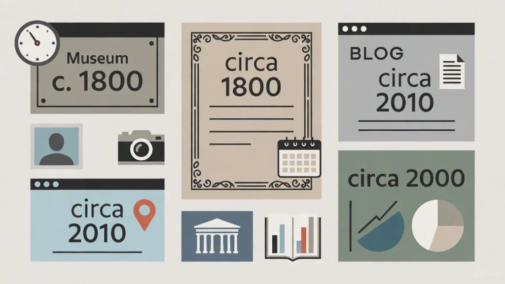 Circa Usage in Various Contexts