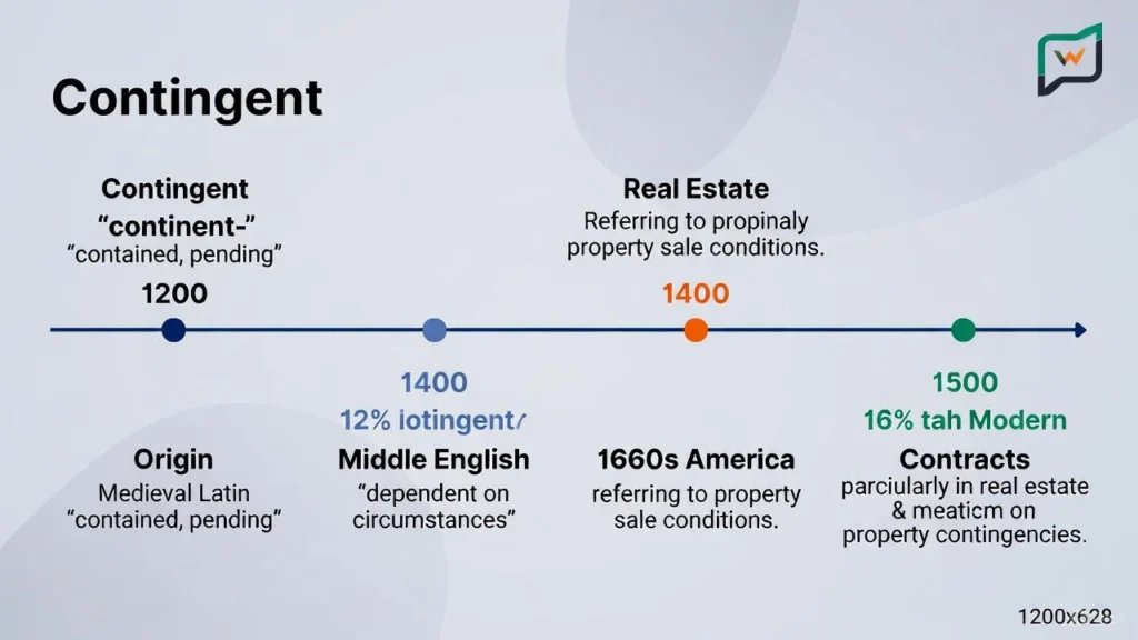 Contingent Background & History