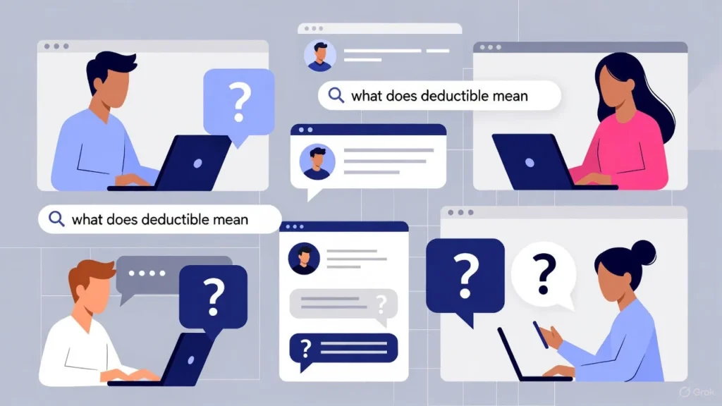 Deductible Usage in Online Communities & Queries