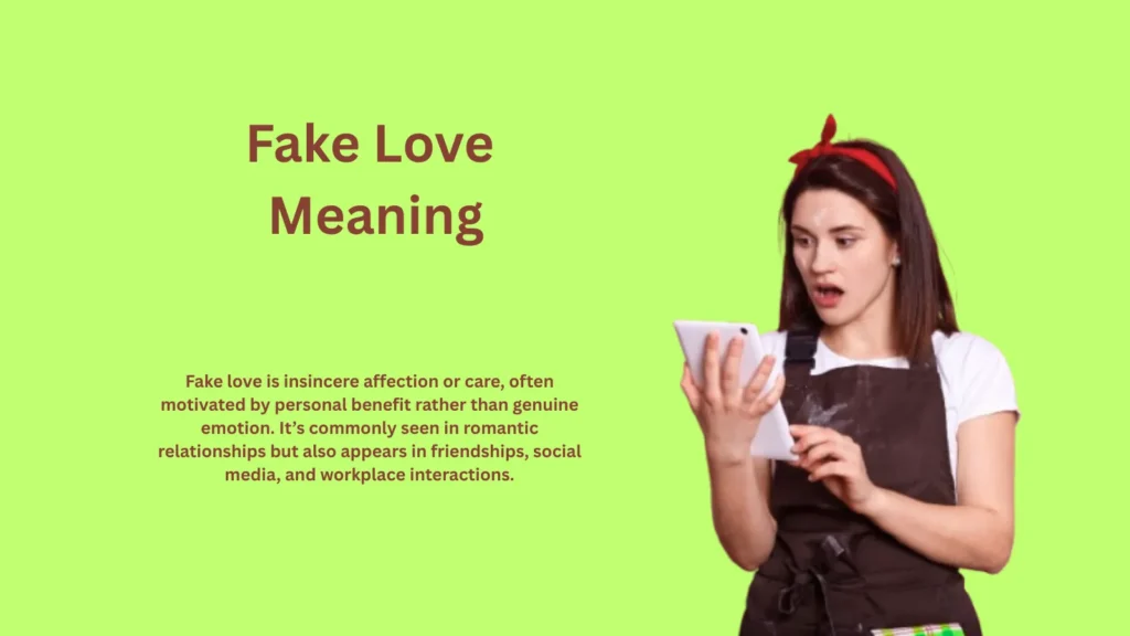 Fake Love Meaning: What It Really Means