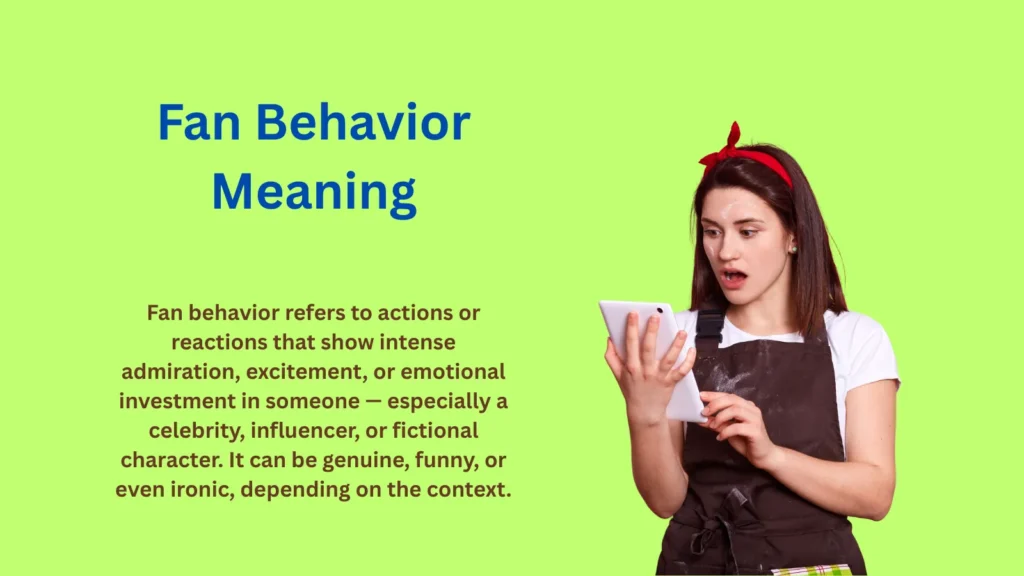 Fan Behavior Meaning: Why It Matters Online