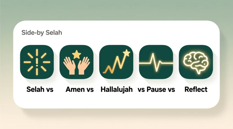 Selah Differences from Similar Words
