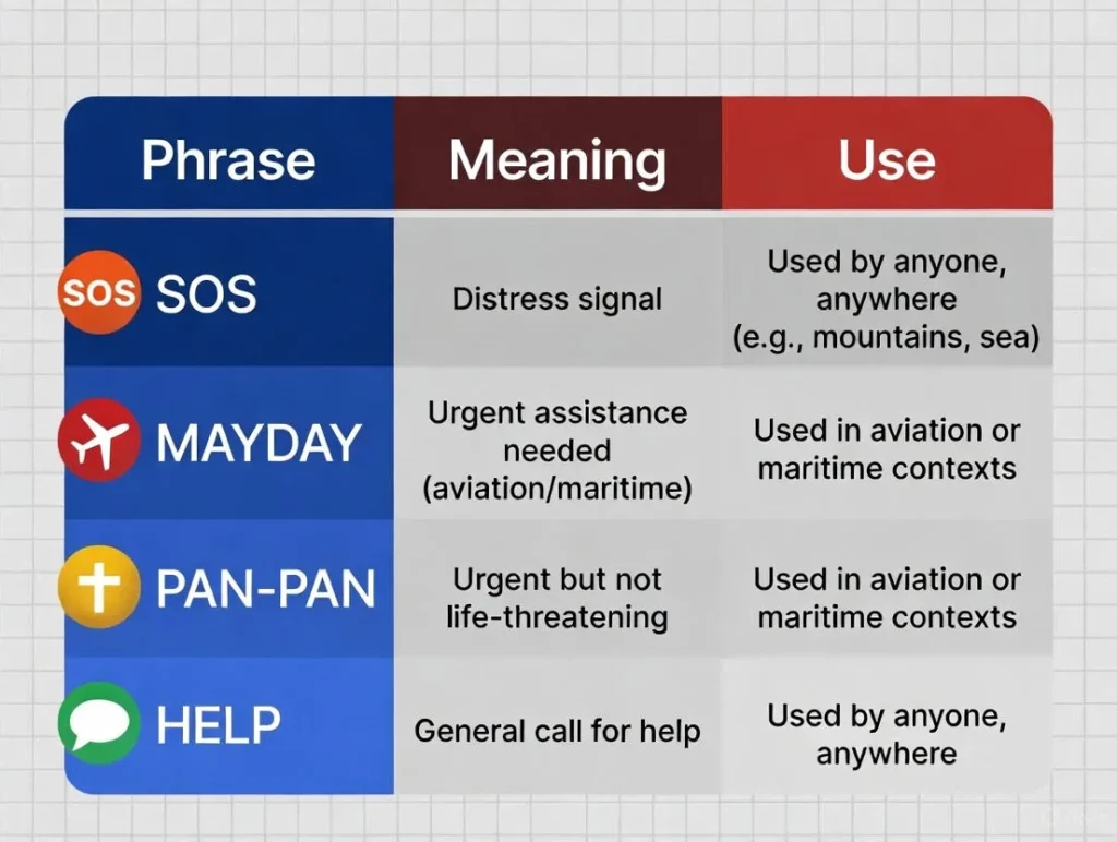 SOS Differences from Similar Words
