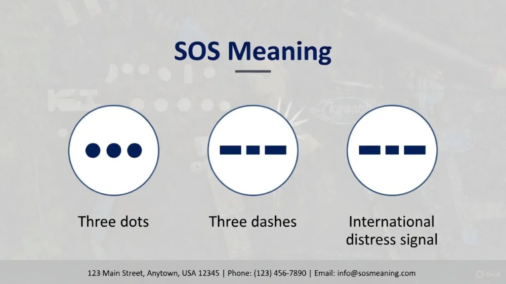 SOS Meaning & Definition