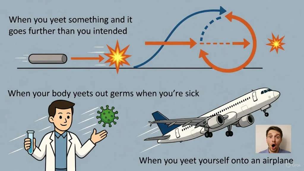Yeet Meaning in Physics, Medical, and Aircraft Terminology