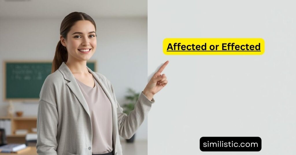 Affected or Effected