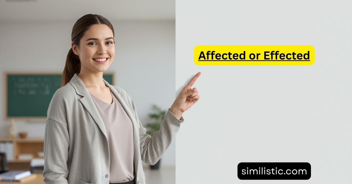 Affected or Effected