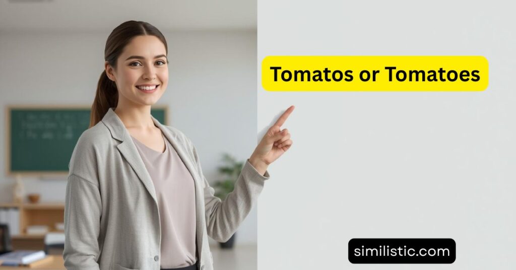 Tomatos or Tomatoes